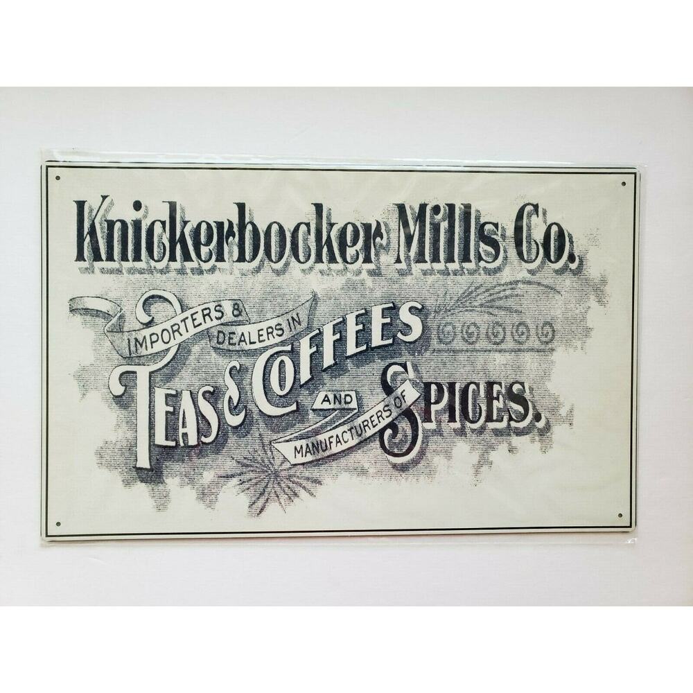 Knickerbocker Mills Co. Ohio Wholesale Inc 16x10 Rustic Retro‎ Metal Signs 29430